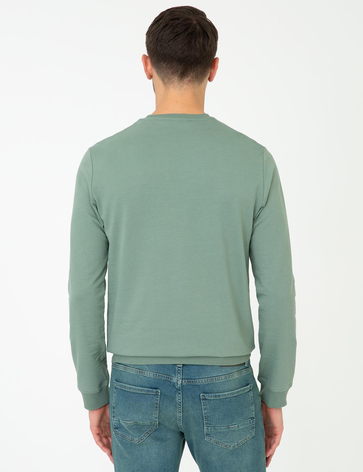 Yeşil Sweatshirt - 50249414011