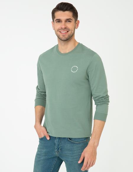 Yeşil Sweatshirt - 50249414011