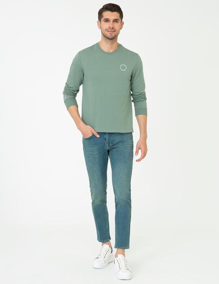 Yeşil Sweatshirt - 50249414011