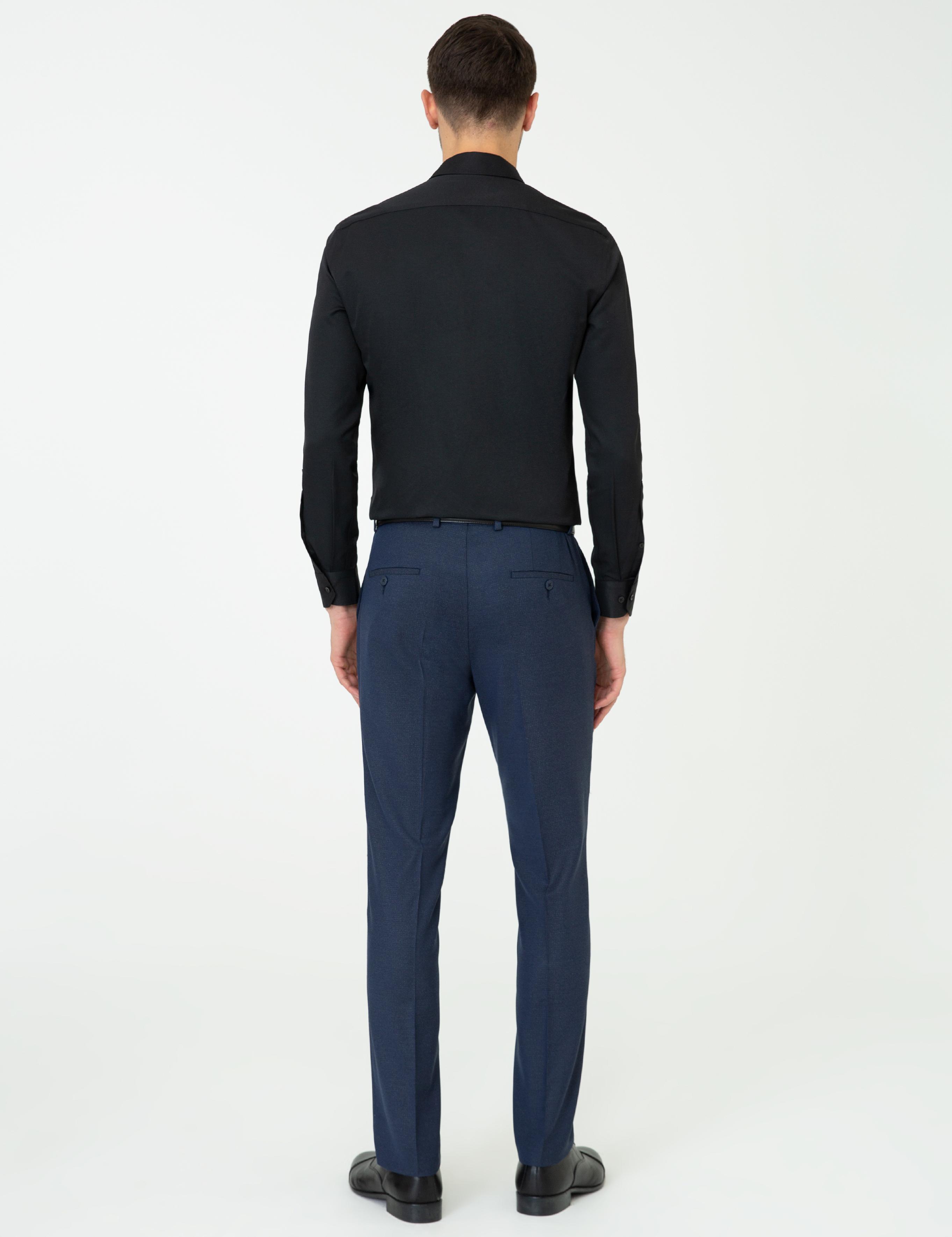 Lacivert Slim Fit Kumaş Pantolon