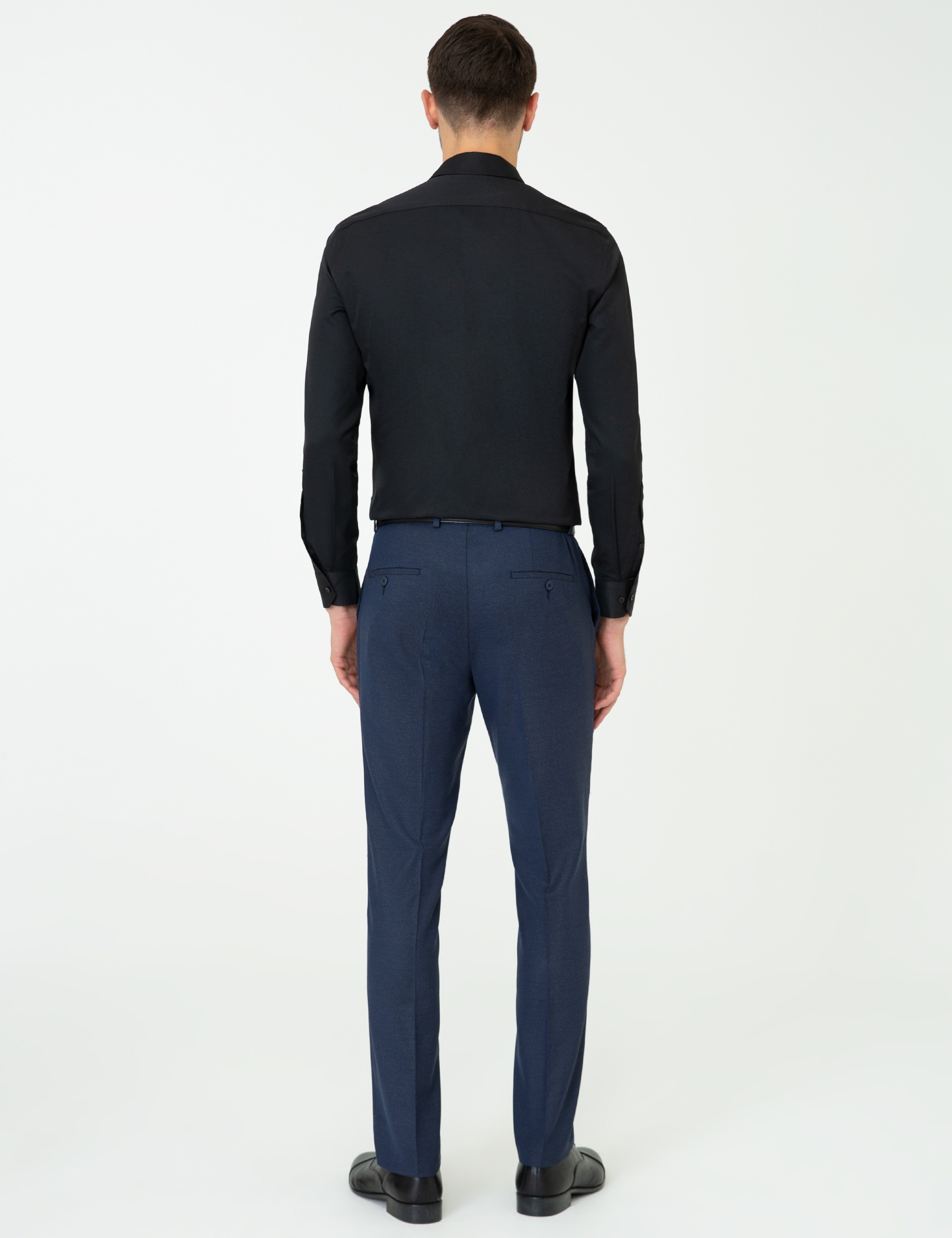 Lacivert Slim Fit Kumaş Pantolon