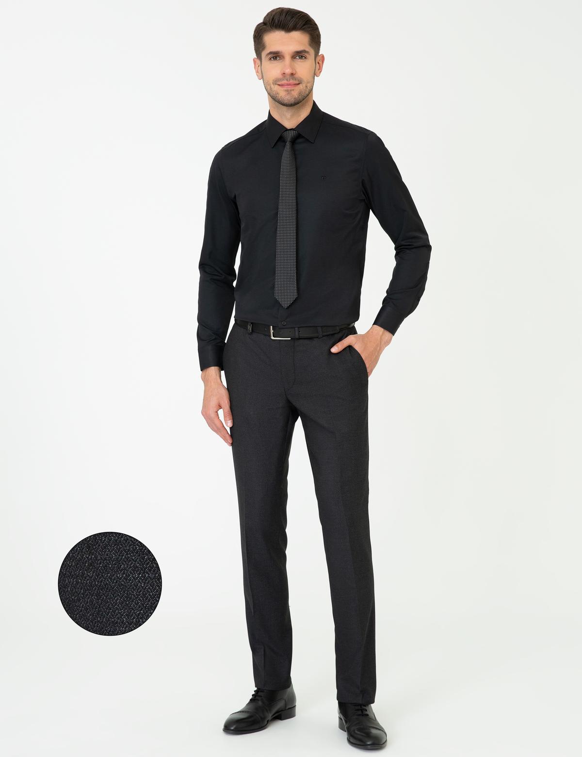 Siyah Slim Fit Pantolon