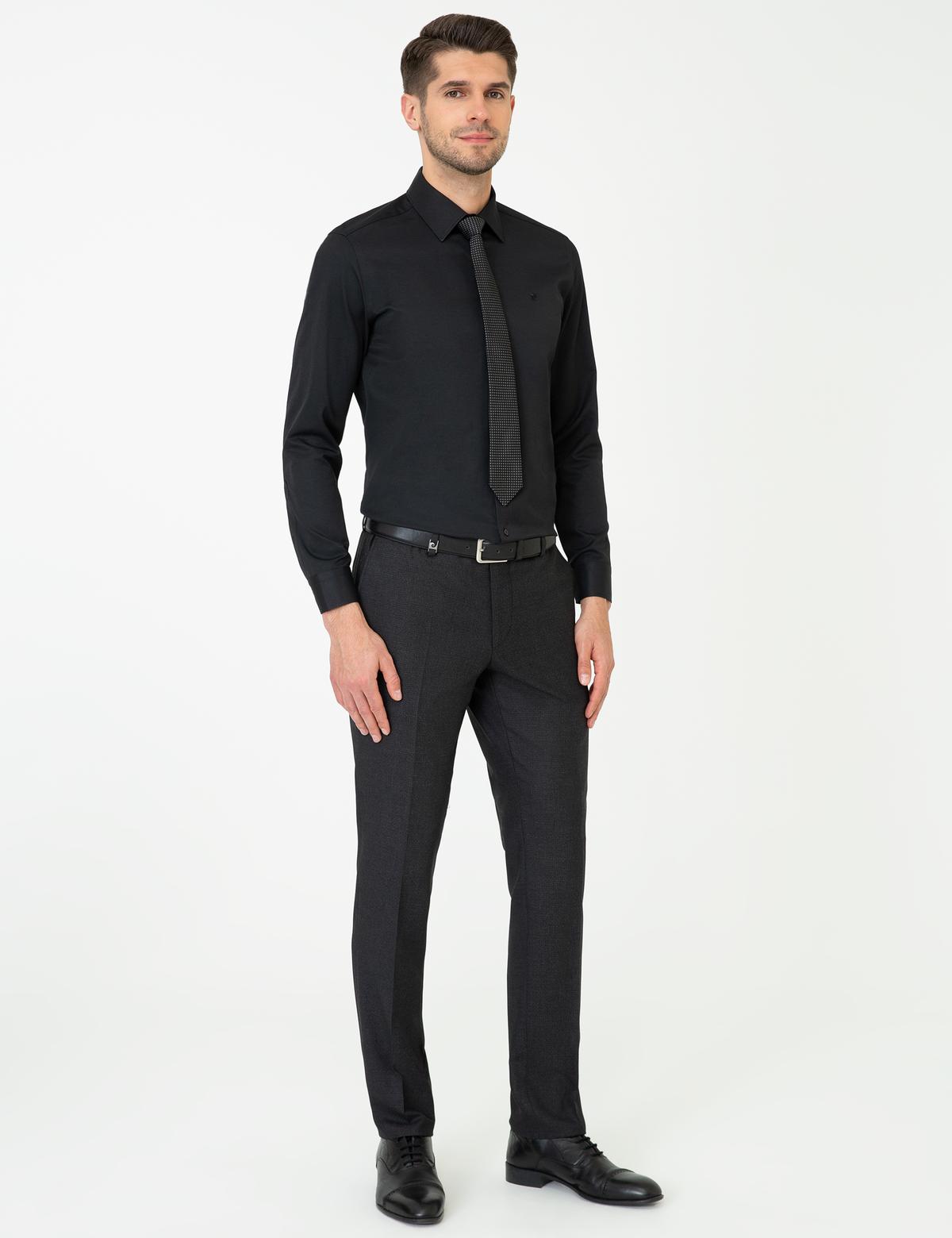 Siyah Slim Fit Pantolon - 50252284050