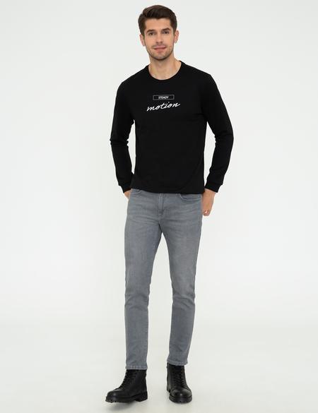 Siyah Sweatshirt - 50249355012