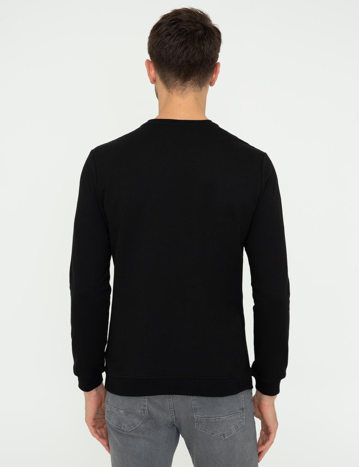 Siyah Sweatshirt - 50249355012