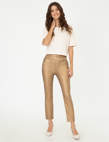 Camel Slim Fit Jean Pantolon