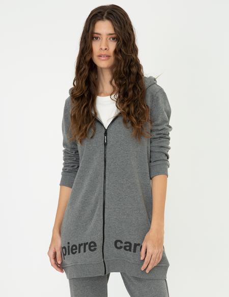 Antrasit Melanj Regular Fit Örme Hırka - 50246055010