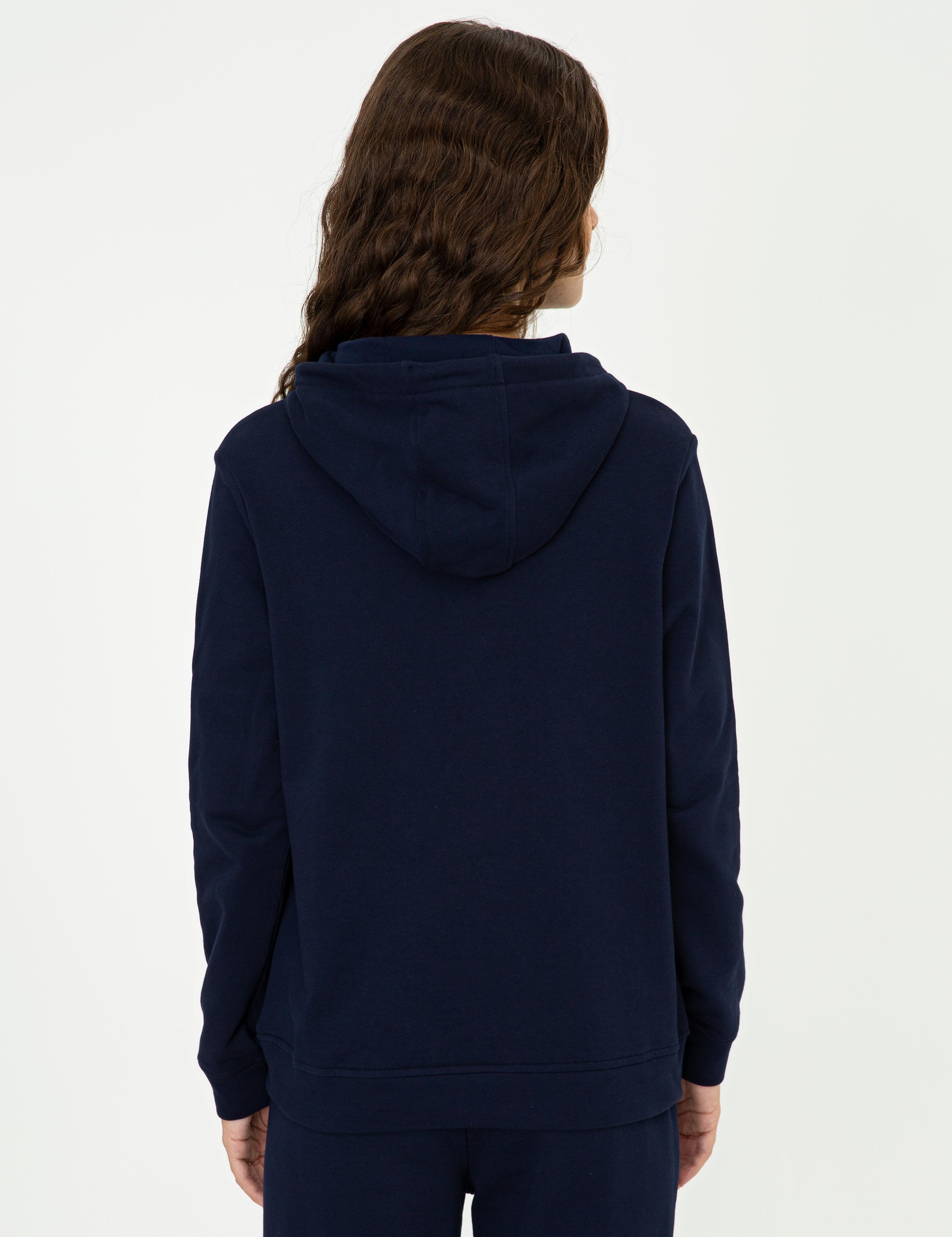 Lacivert Regular Fit Sweatshirt