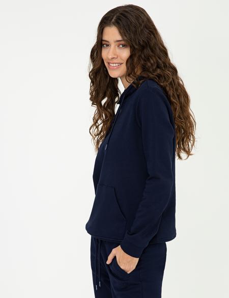 Lacivert Regular Fit Sweatshirt - 50248148021