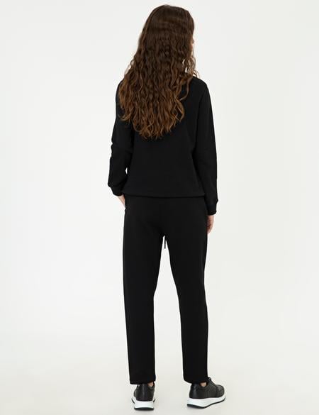 Siyah Slim Fit Eşofman Altı - 50248472020