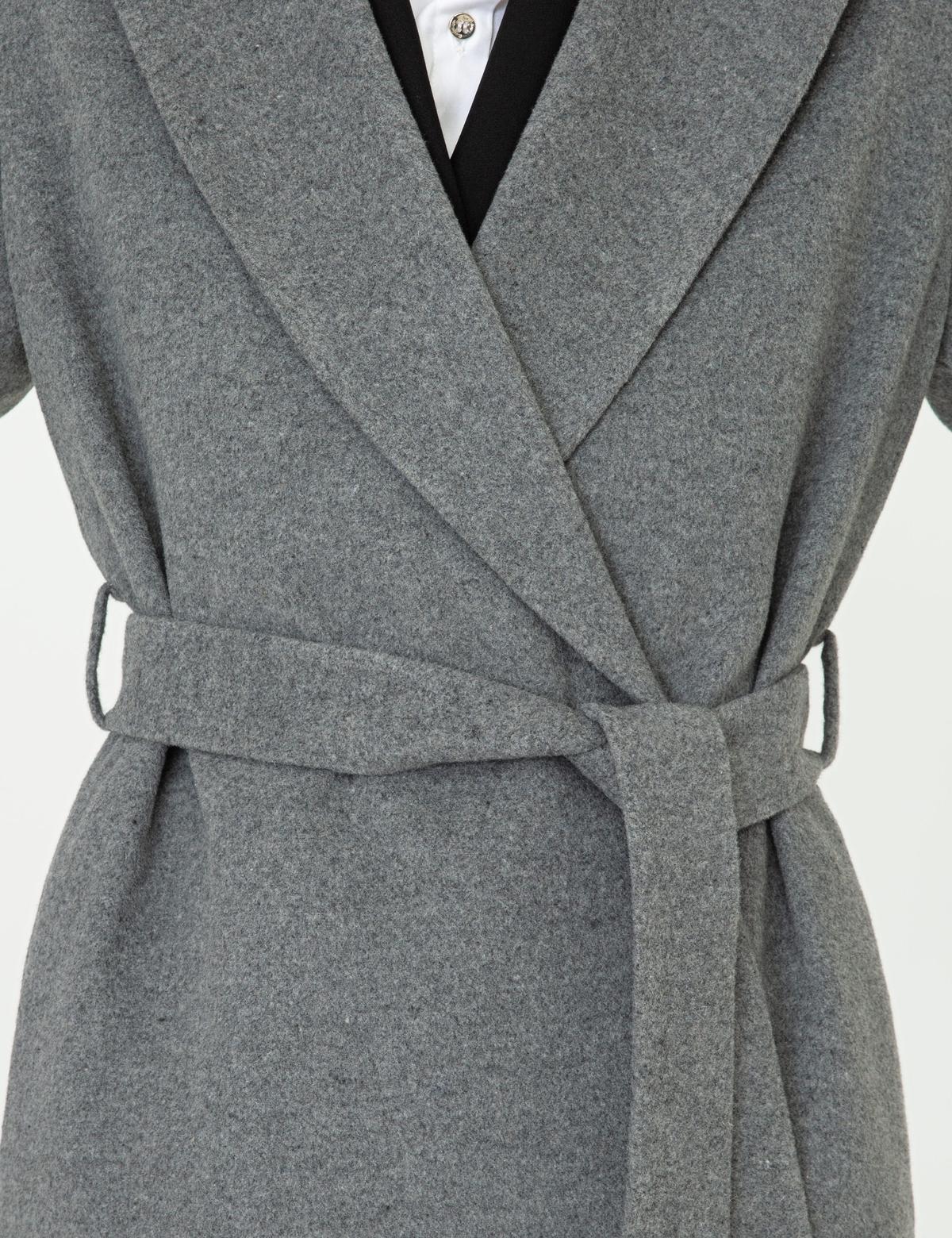 Antrasit Kaşe Kaban - 50244934002