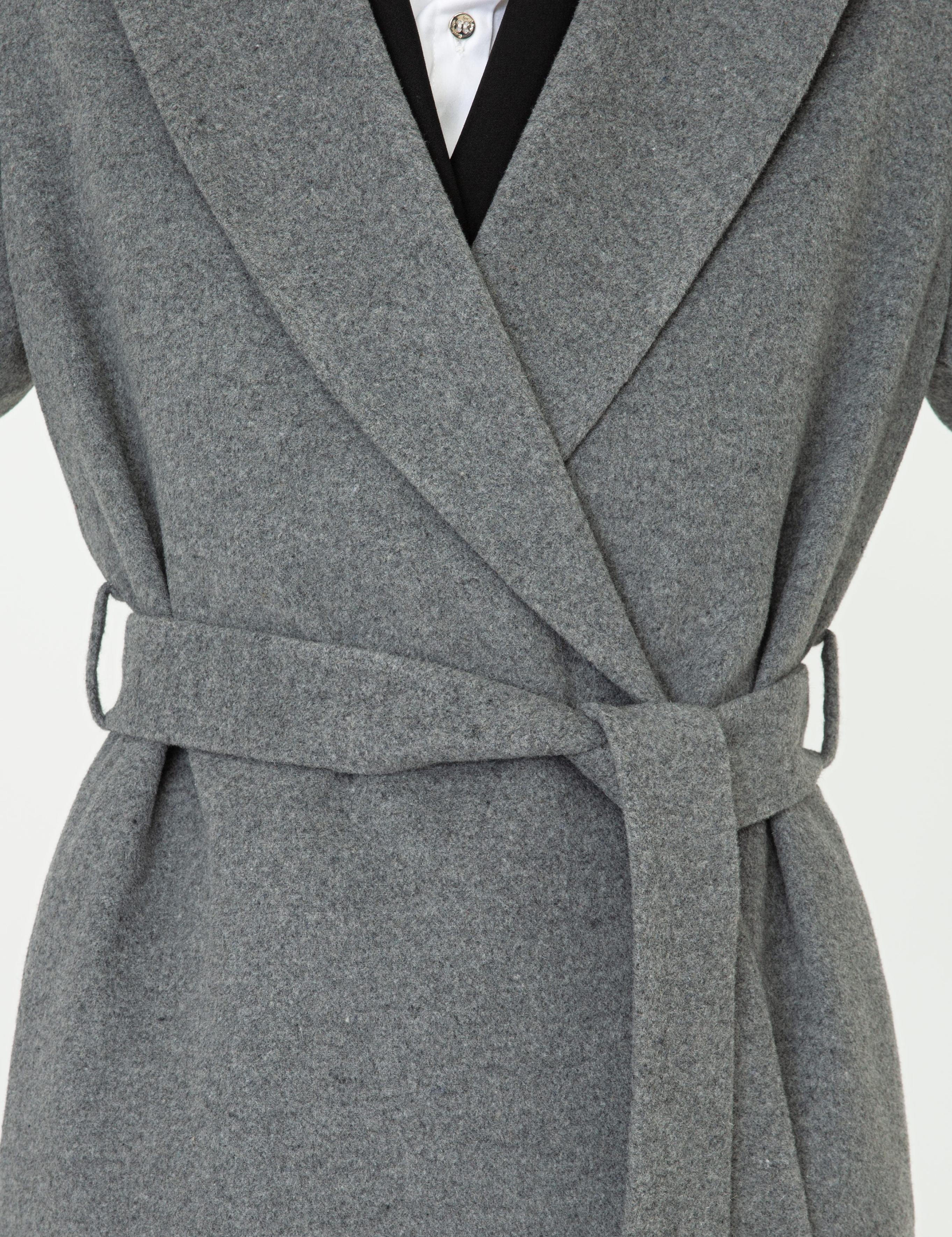 Antrasit Kaşe Kaban