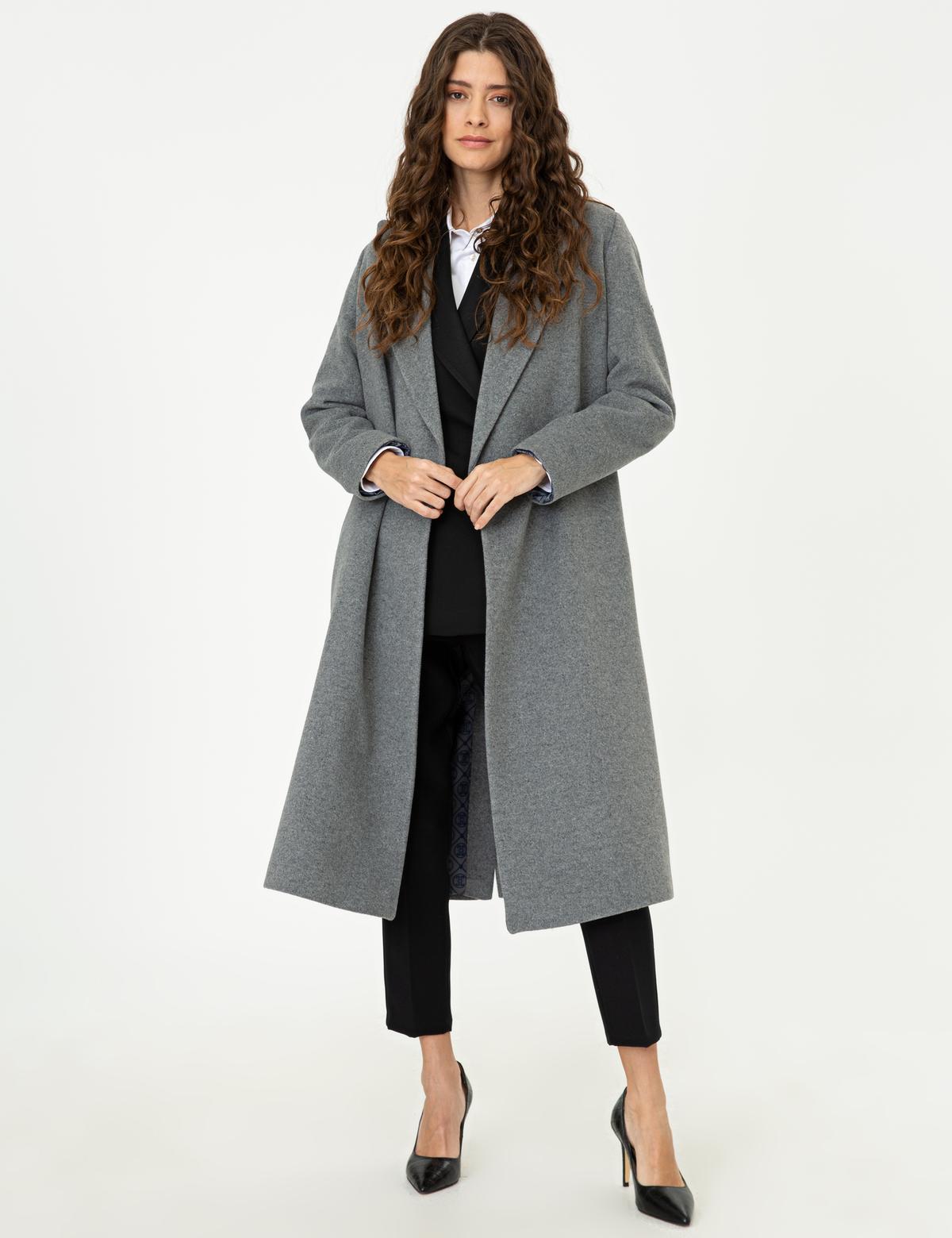 Antrasit Kaşe Kaban - 50244934002