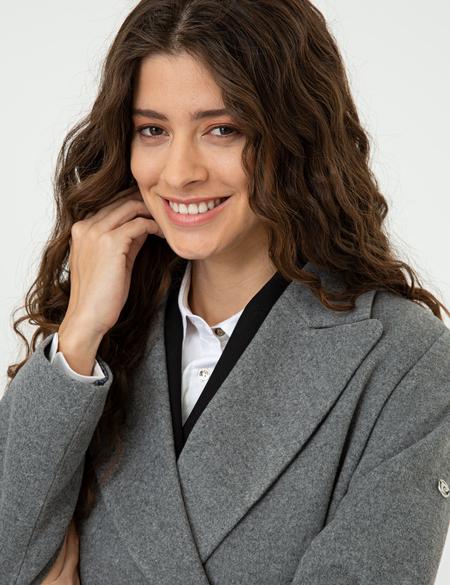 Antrasit Kaşe Kaban - 50244934002