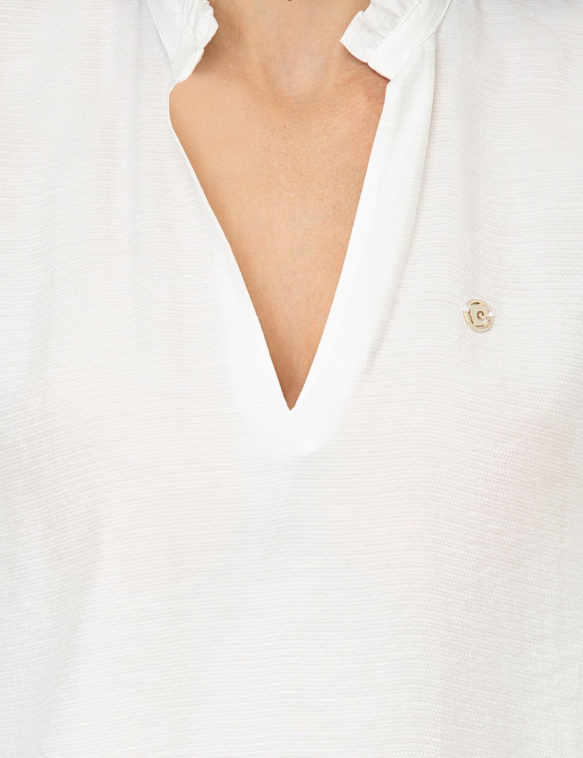 Ekru Comfort Fit Uzun Kollu Gömlek - 50245027006