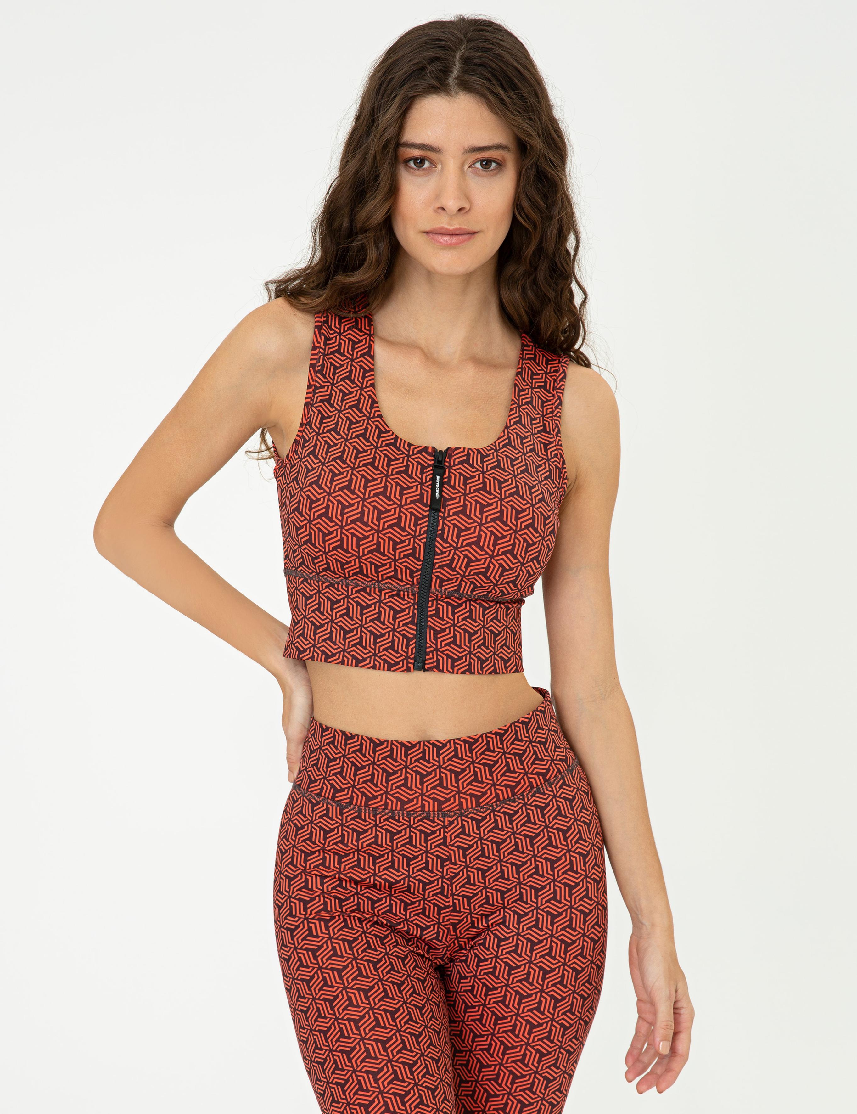 Antrasit Crop Top Bustiyer