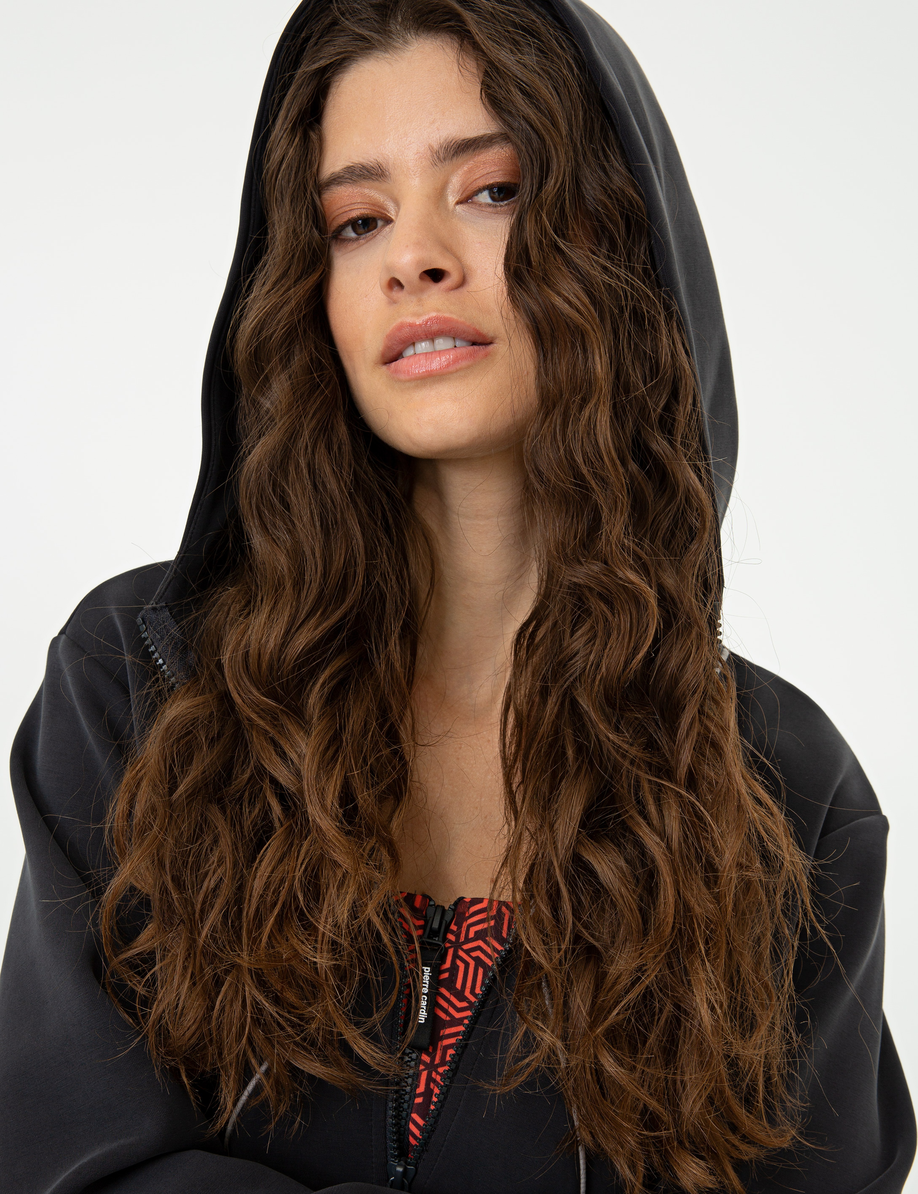 Antrasit Fermuarlı Sweatshirt