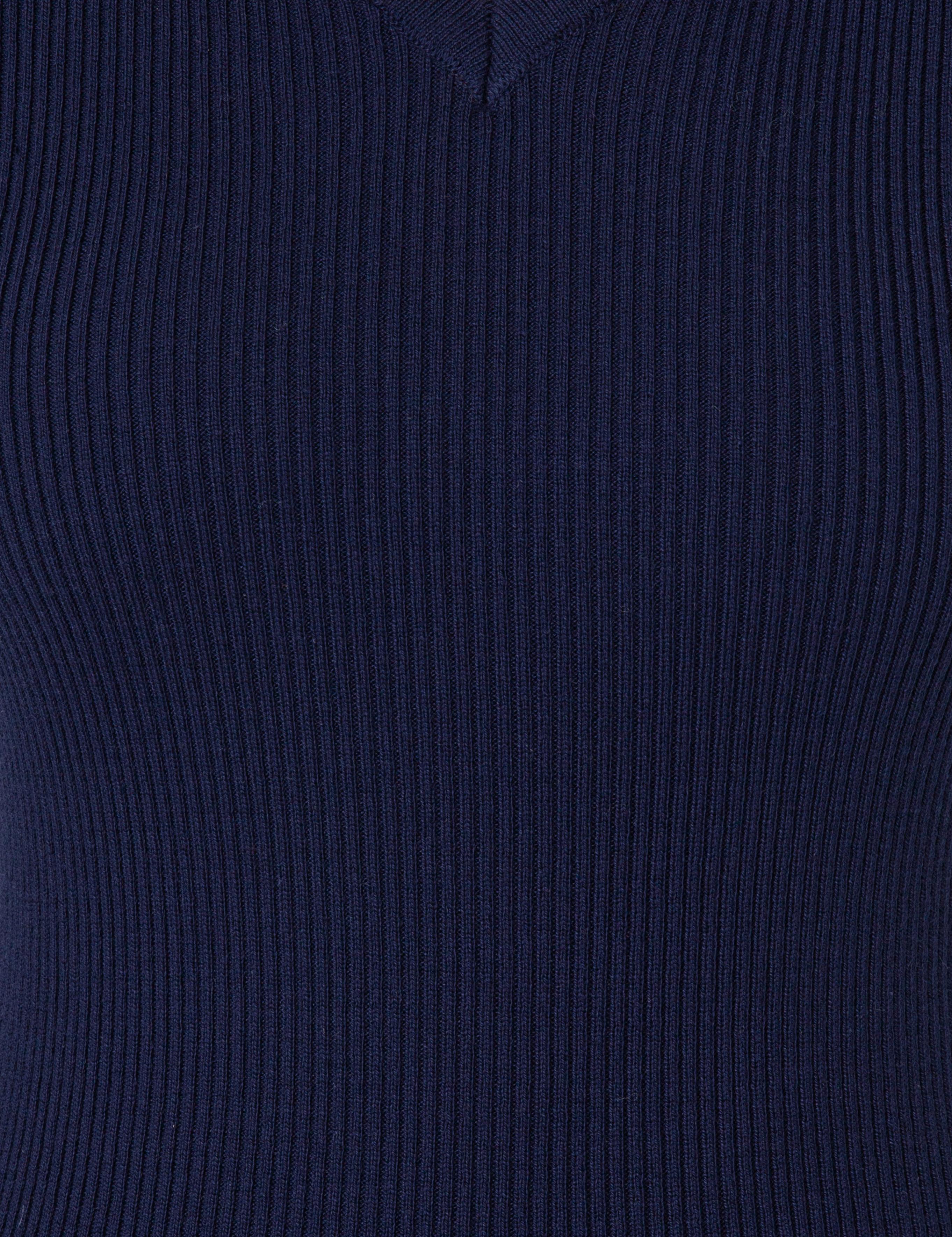 Lacivert Slim Fit Basic Kazak