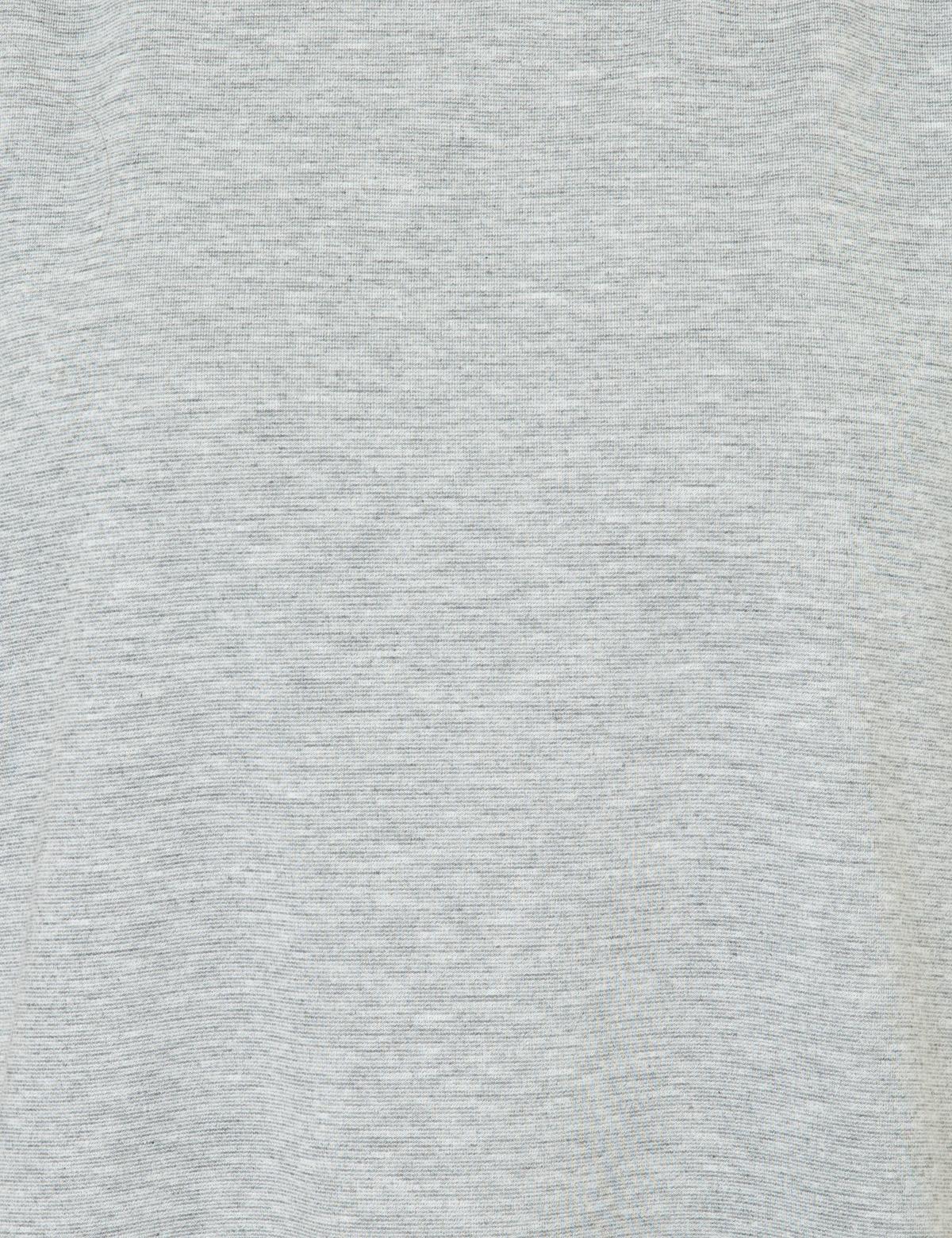 Gri Melanj Regular Fit Tişört - 50244911020