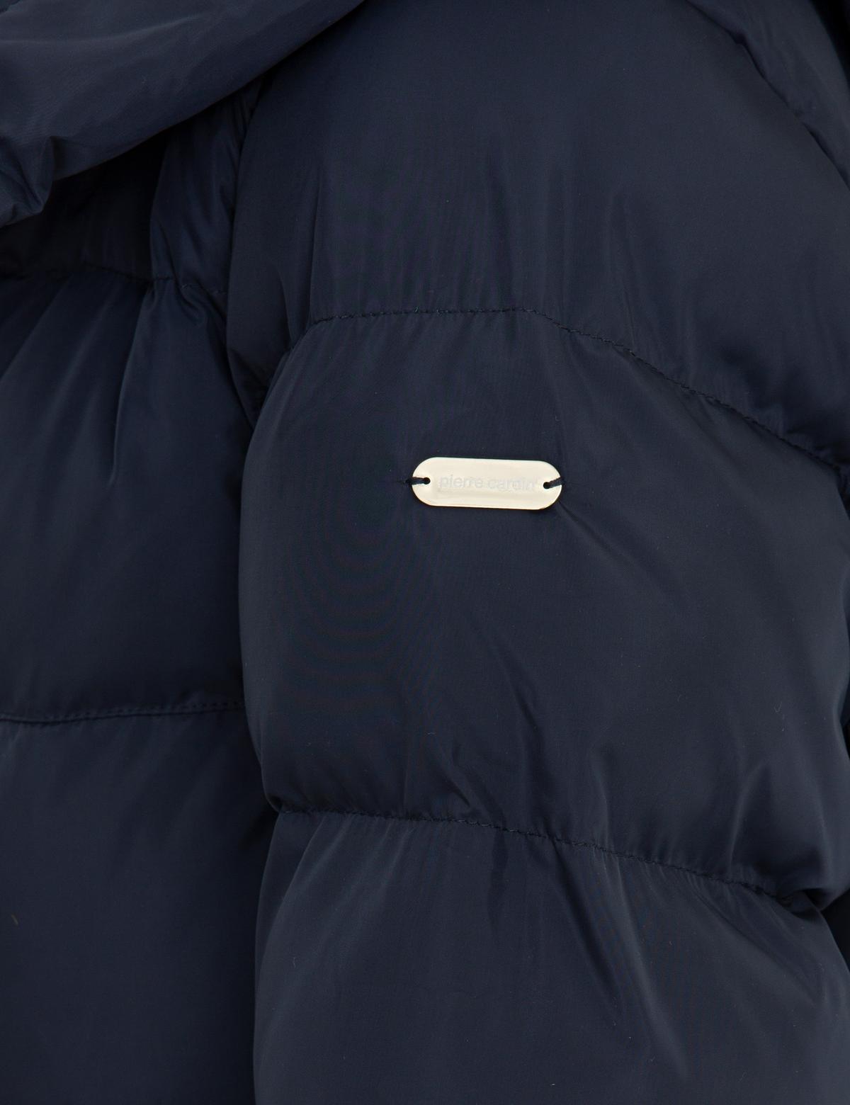 Lacivert Standart Fit Kaz Tüyü Mont - 50243983023