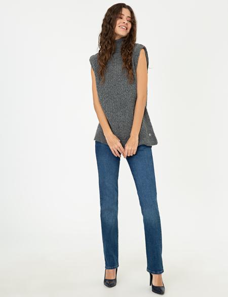 Gri Oversize Kazak - 50248474026