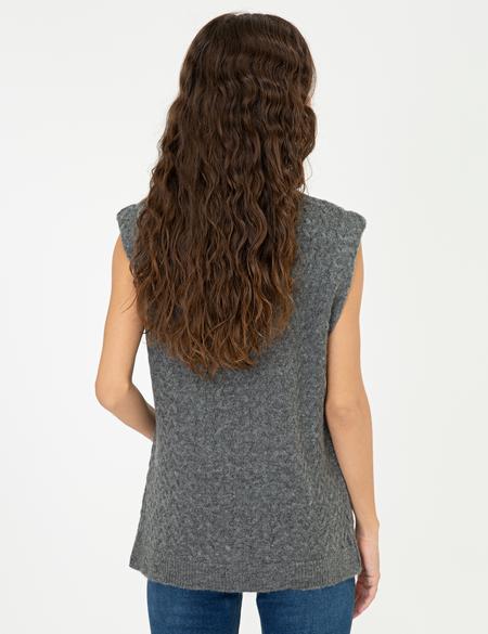 Gri Oversize Kazak - 50248474026