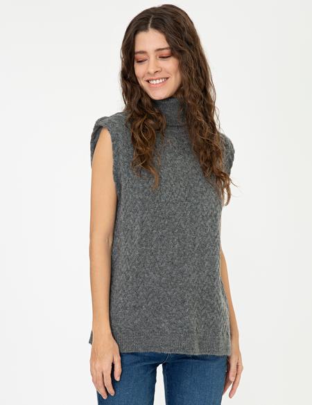 Gri Oversize Kazak - 50248474026