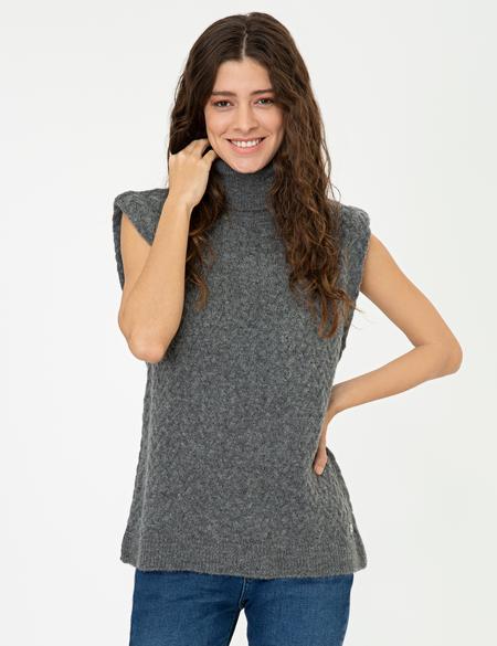 Gri Oversize Kazak - 50248474026