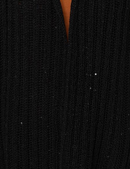 Siyah Triko Hırka - 50244898004