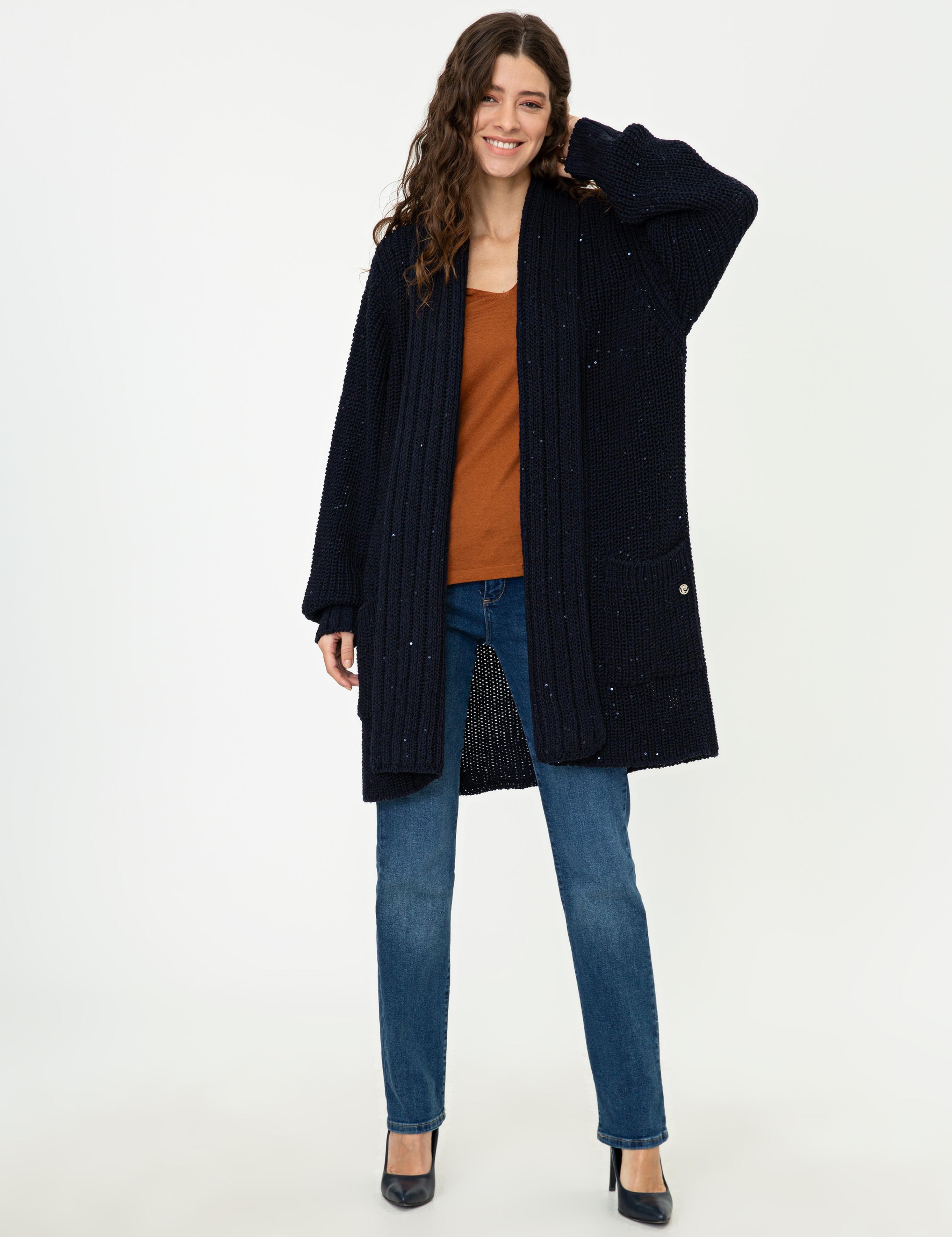 Lacivert Triko Hırka