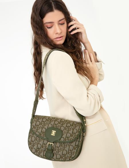 Yeşil Çapraz Çanta - 50252620003