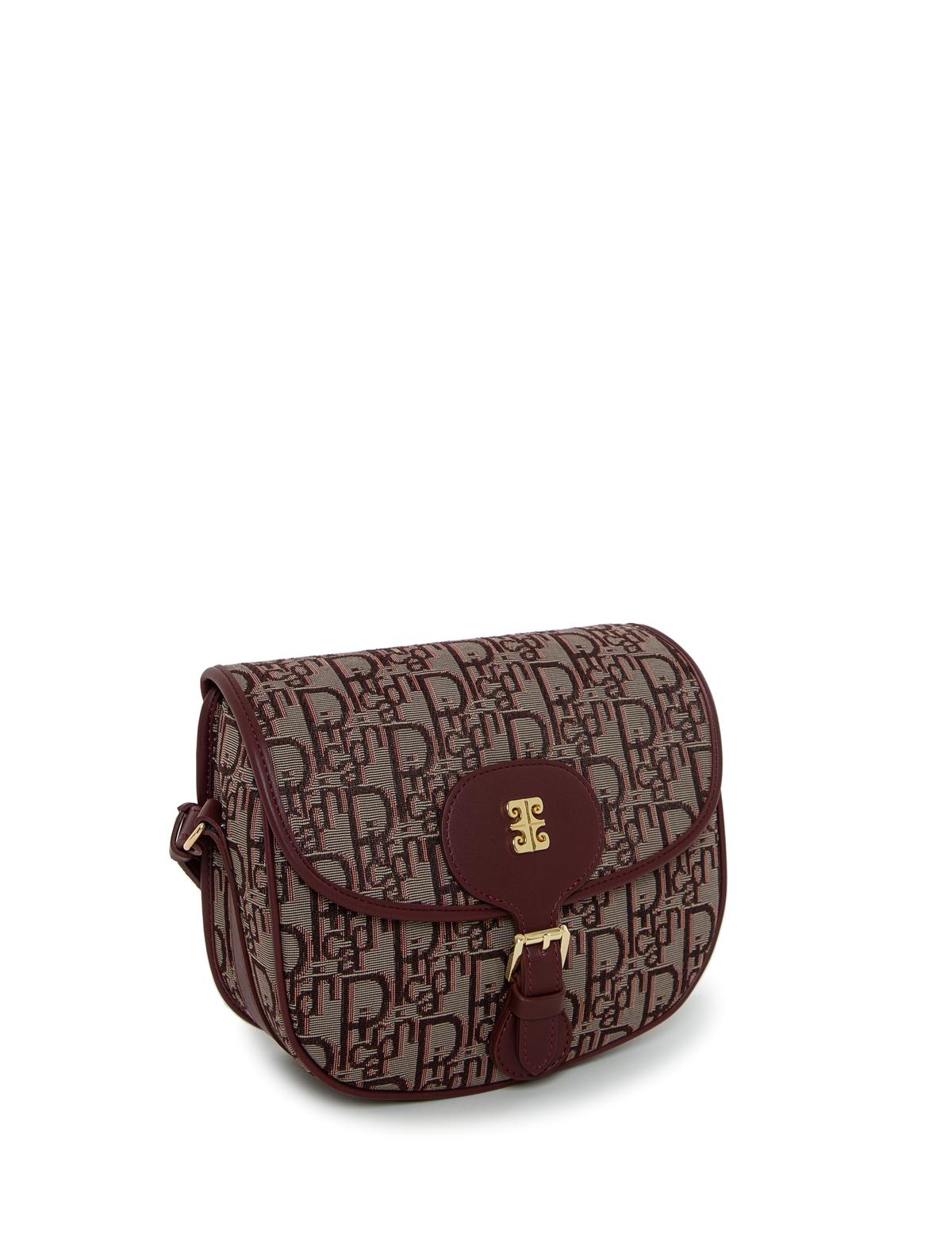 Bordo Çapraz Çanta - 50252620004