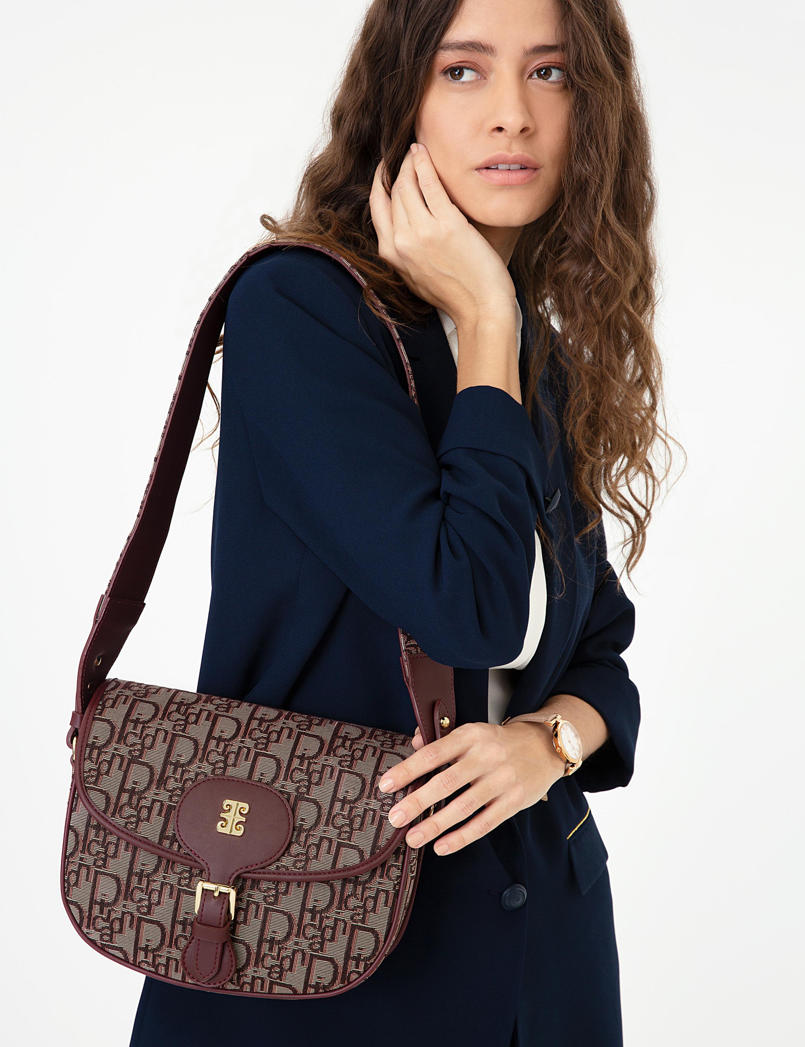 Bordo Çapraz Çanta