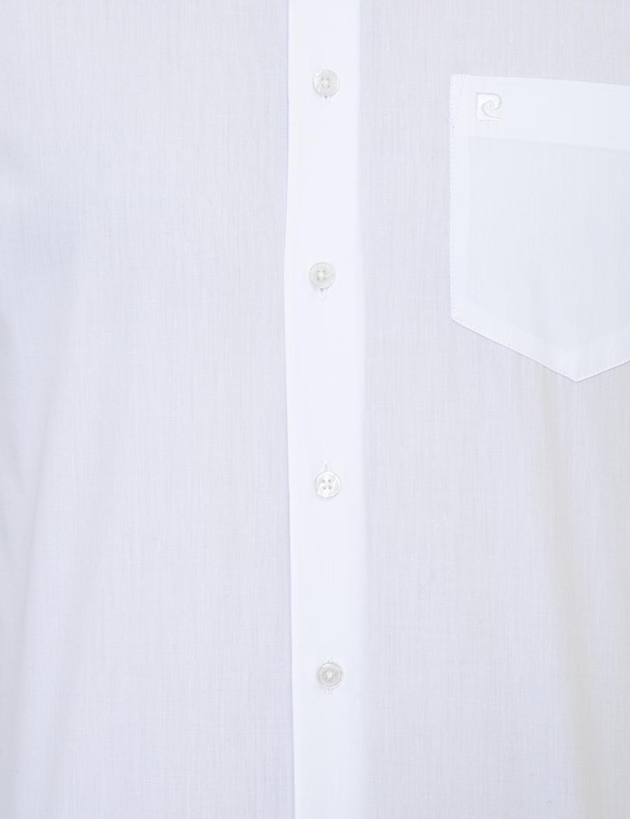 Beyaz Regular Fit Uzun Kollu Klasik Gömlek