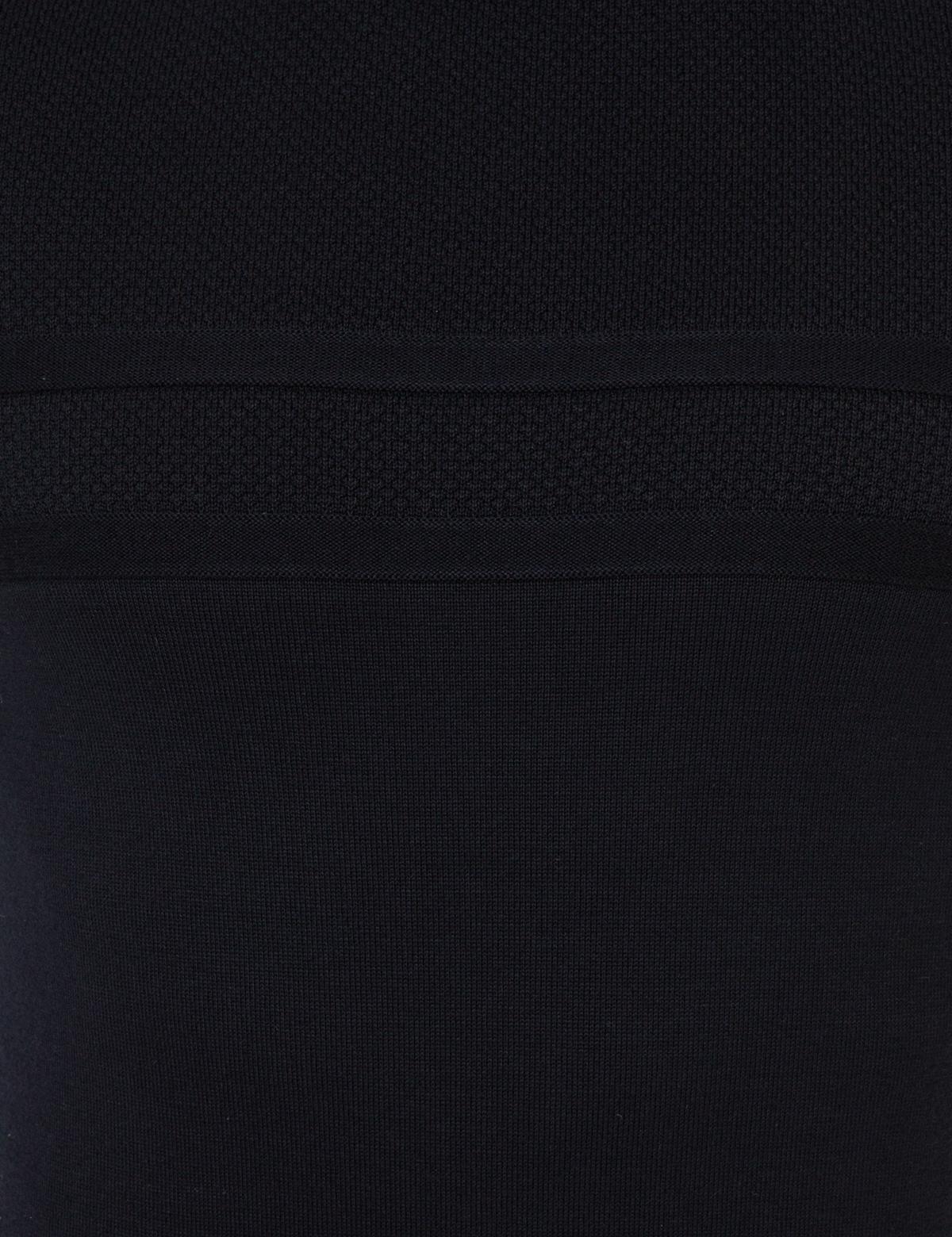 Lacivert Slim Fit Yarım Balıkçı Yaka Triko Kazak - 50248534007