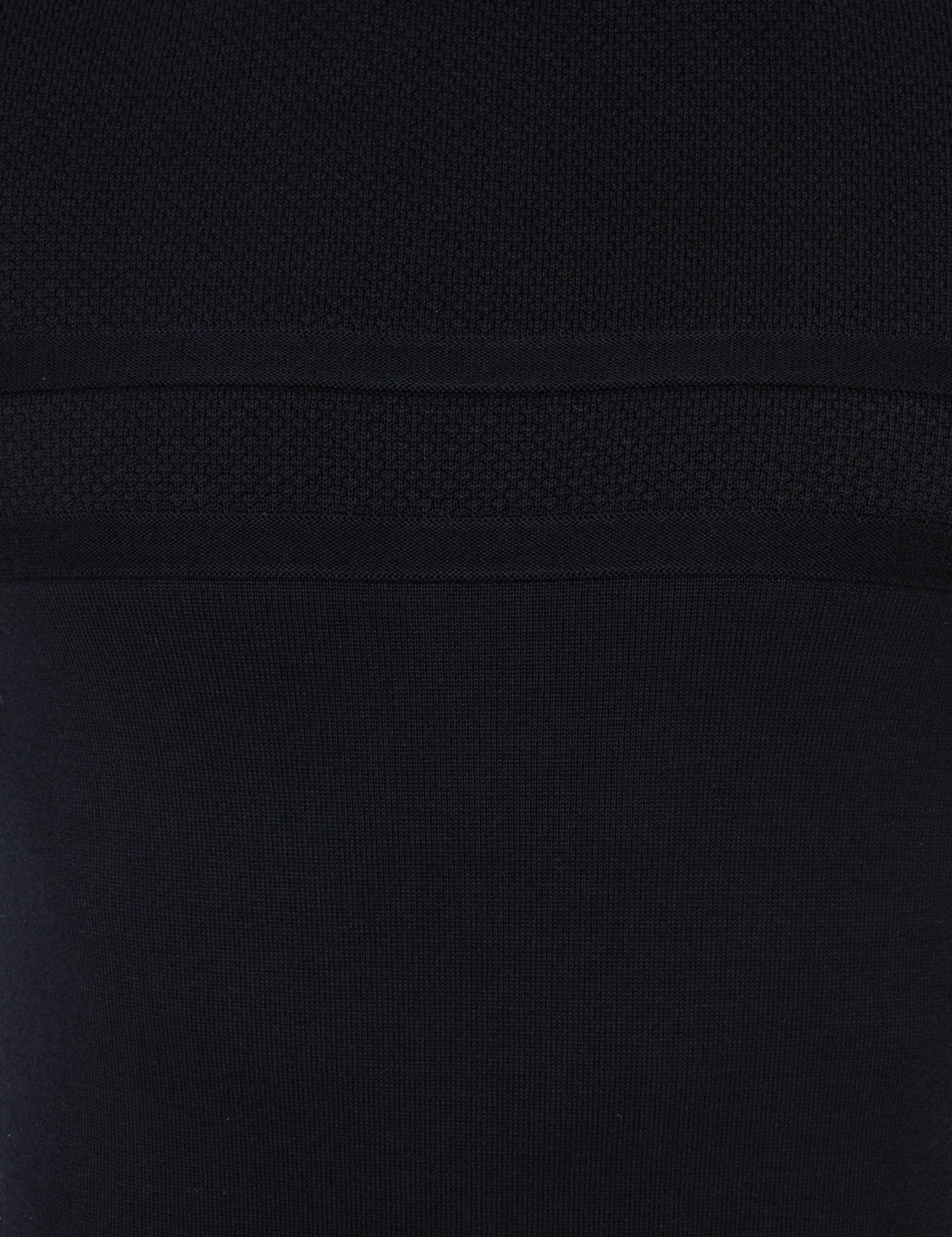 Lacivert Slim Fit Yarım Balıkçı Yaka Triko Kazak