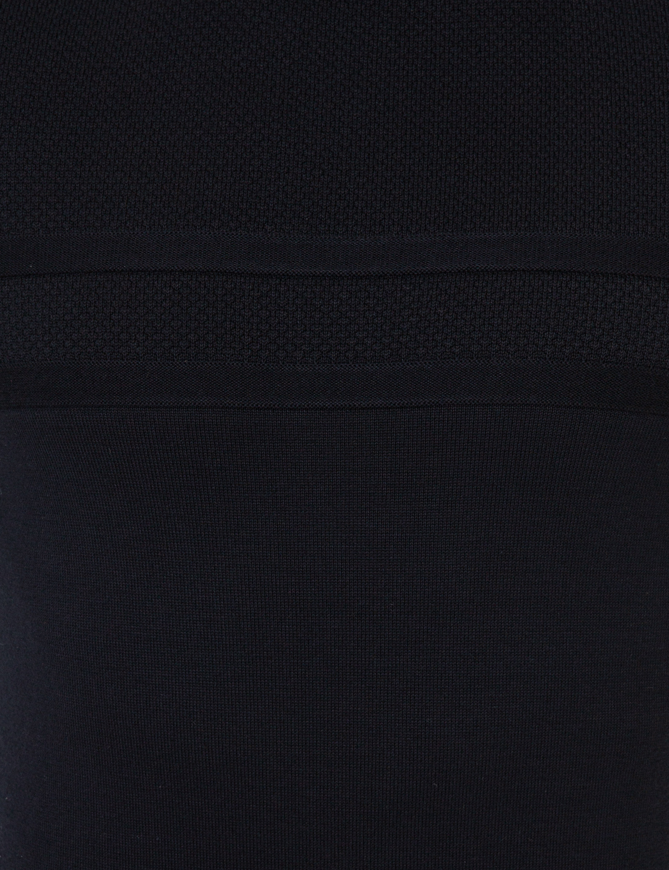 Lacivert Slim Fit Yarım Balıkçı Yaka Triko Kazak - Image 6