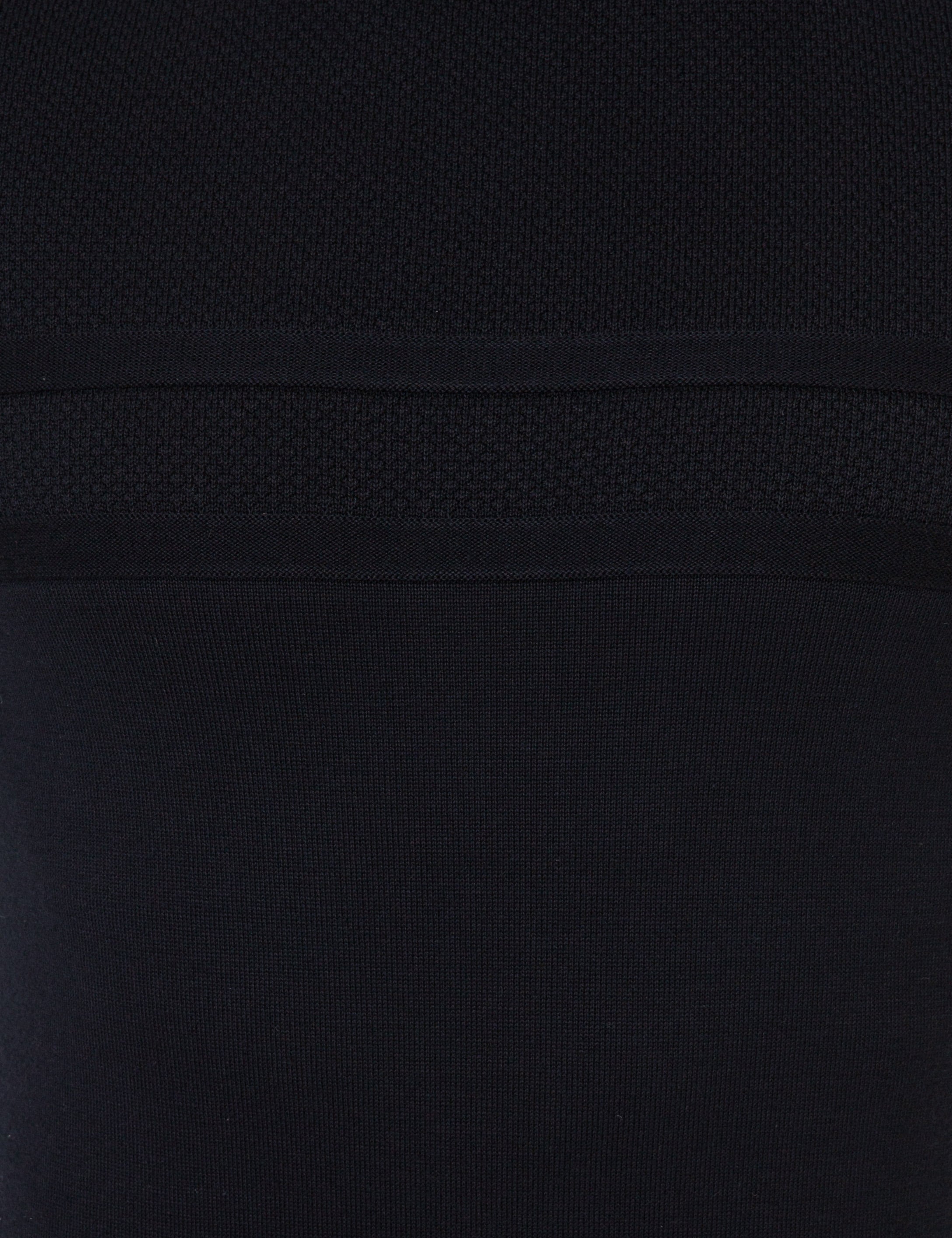 Lacivert Slim Fit Yarım Balıkçı Yaka Triko Kazak