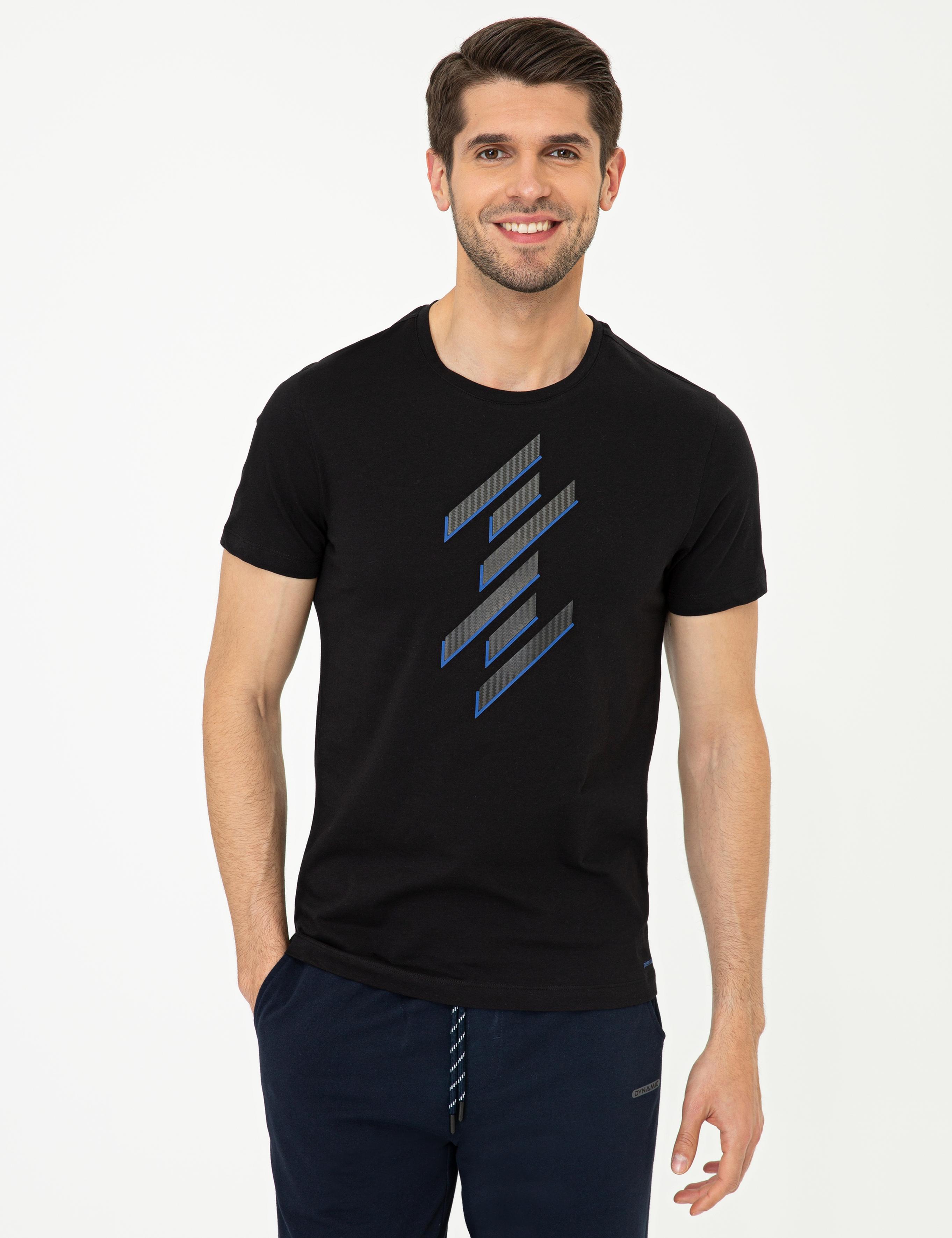 Siyah Slim Fit Tişört