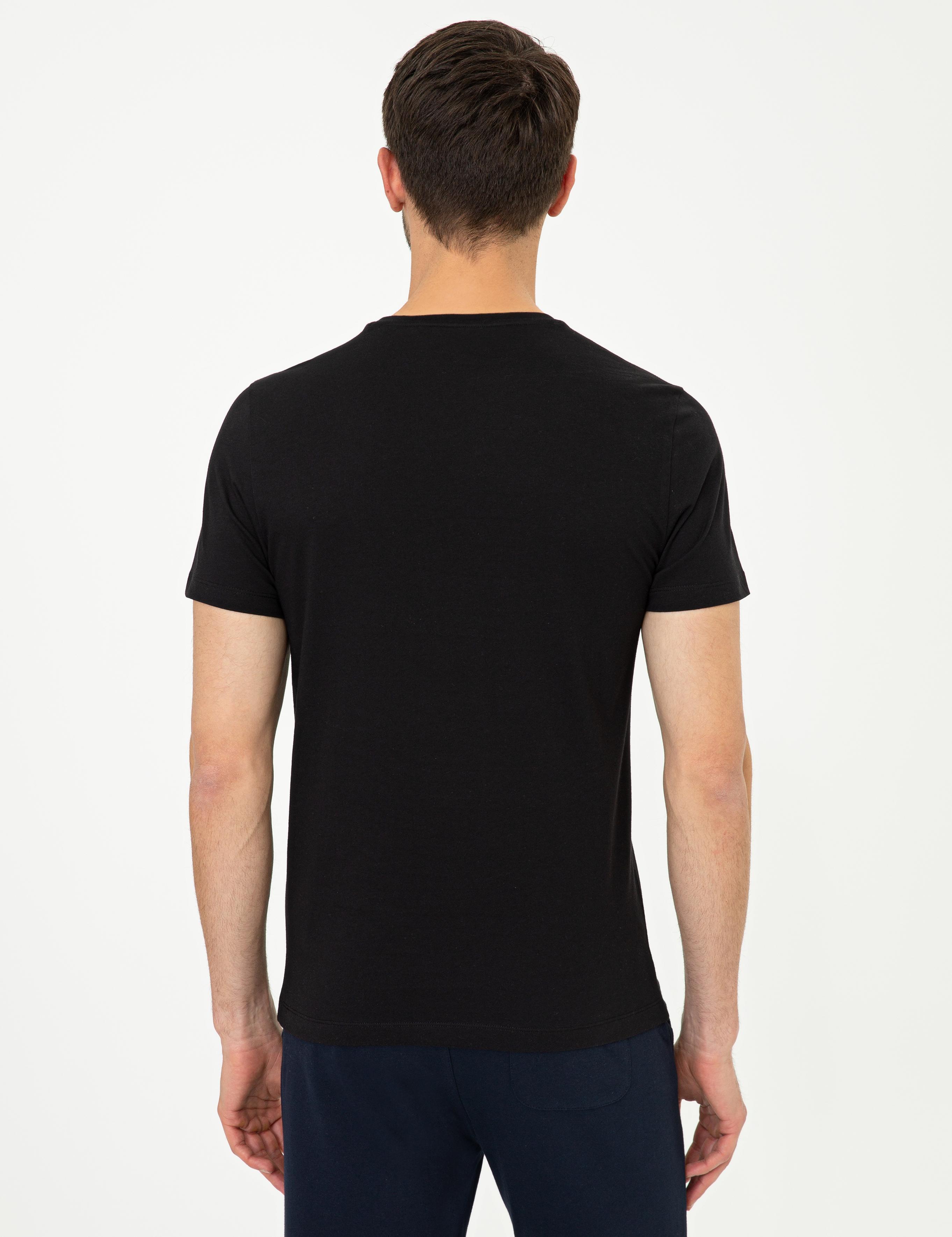 Siyah Slim Fit Tişört