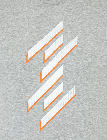 Açık Gri Melanj Slim Fit Tişört - 50241411028