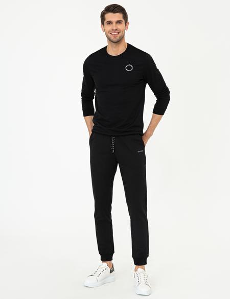 Siyah Slim Fit Eşofman Altı - 50249416014