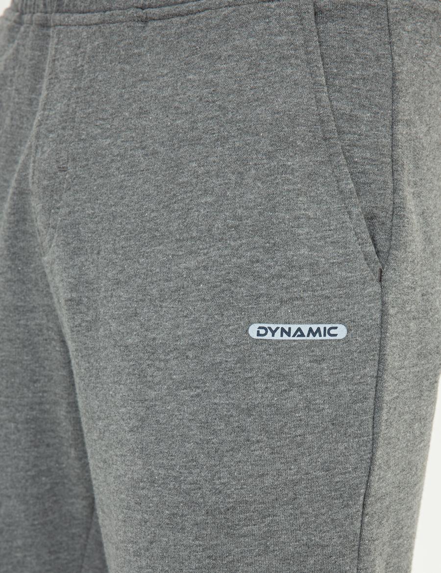 Gri Melanj Slim Fit Eşofman Altı