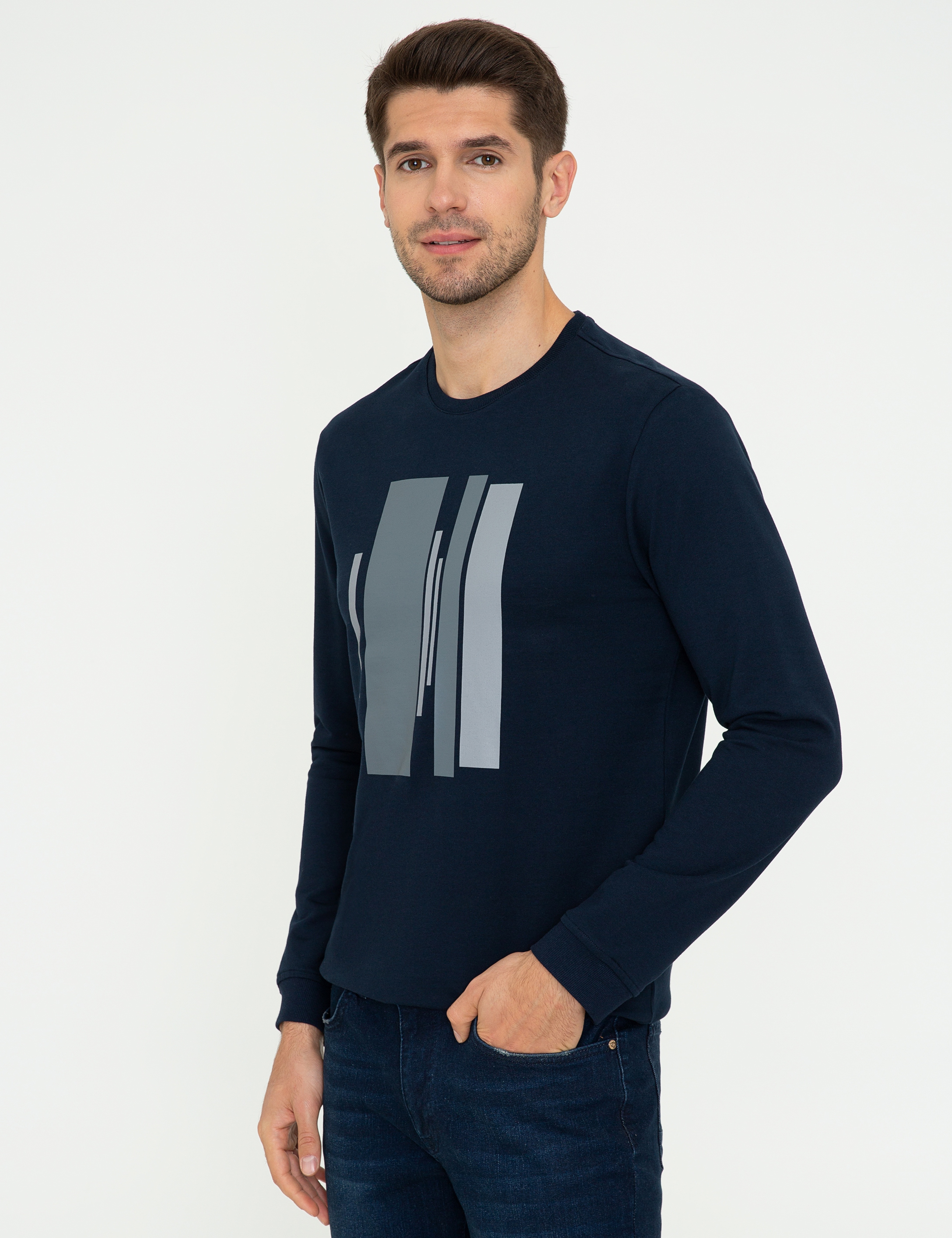 Lacivert Sweatshirt