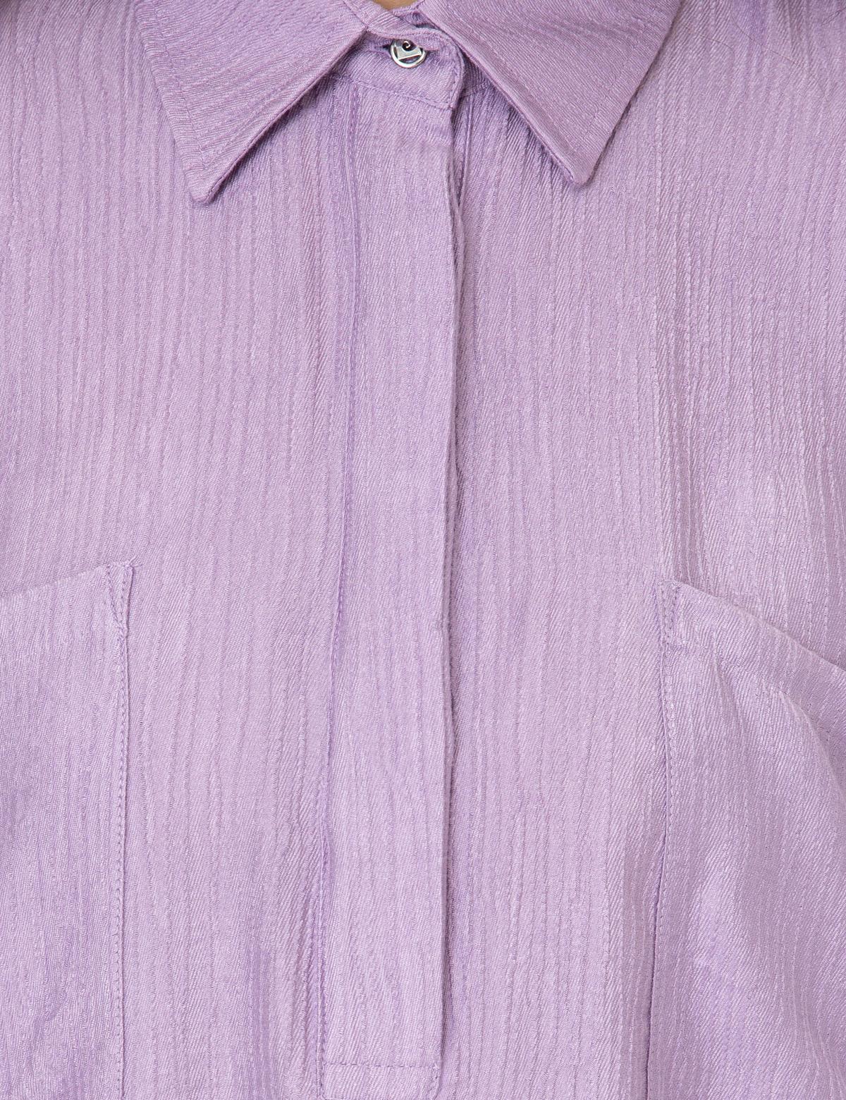 Lila Cepli Uzun Kollu Bluz - 50244506006