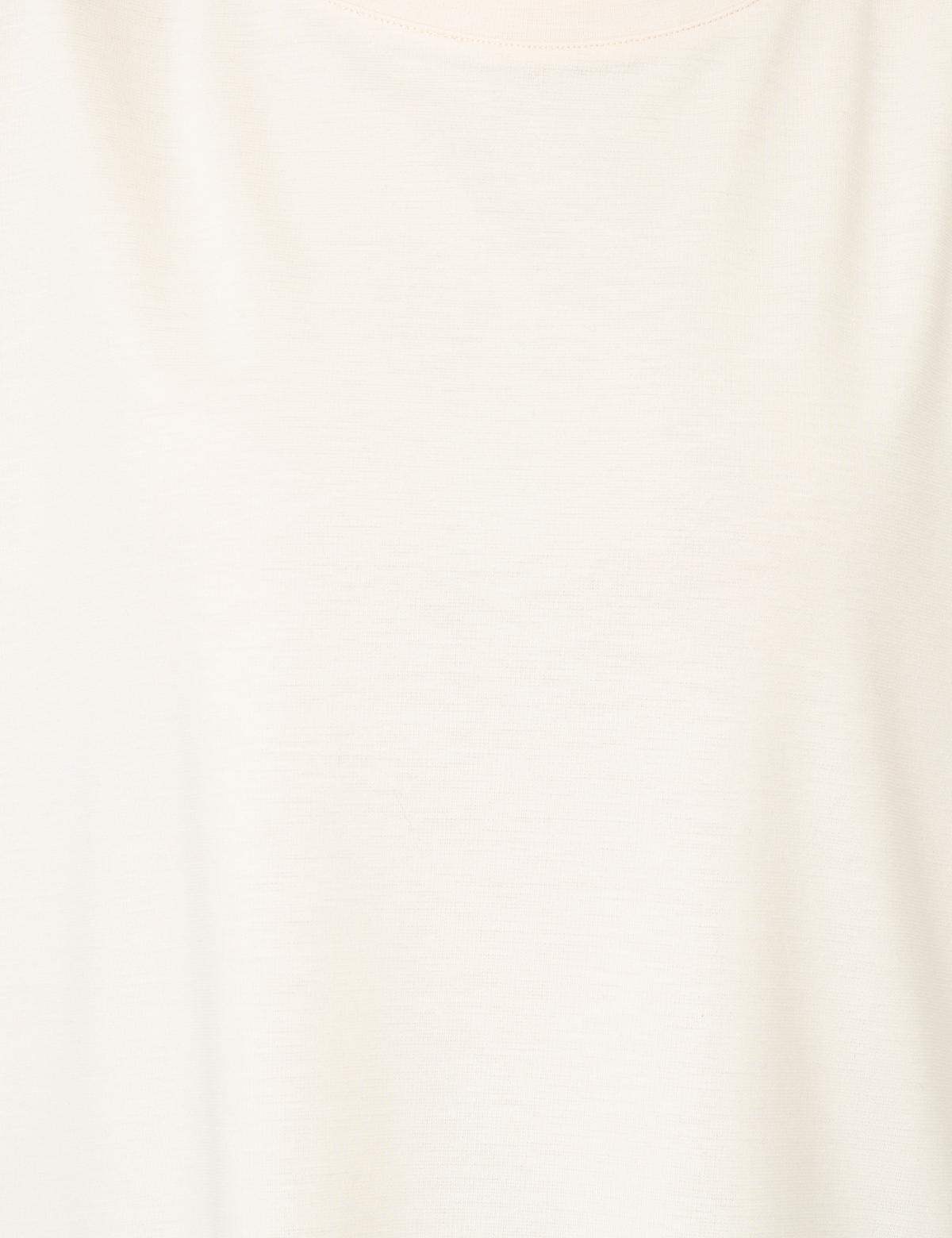 Krem Regular Fit Tişört - 50244911012