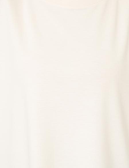 Krem Regular Fit Tişört - 50244911012