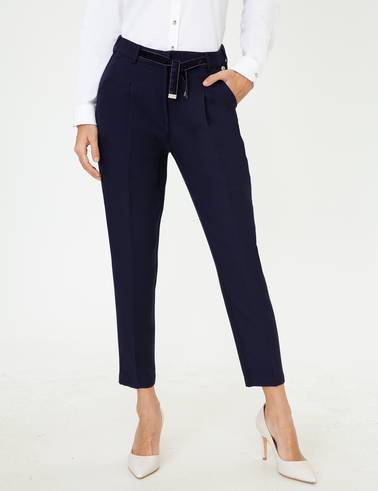 Lacivert Slim Fit Kumaş Pantolon