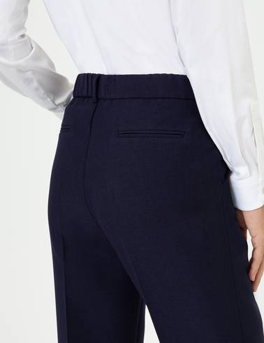 Lacivert Slim Fit Kumaş Pantolon
