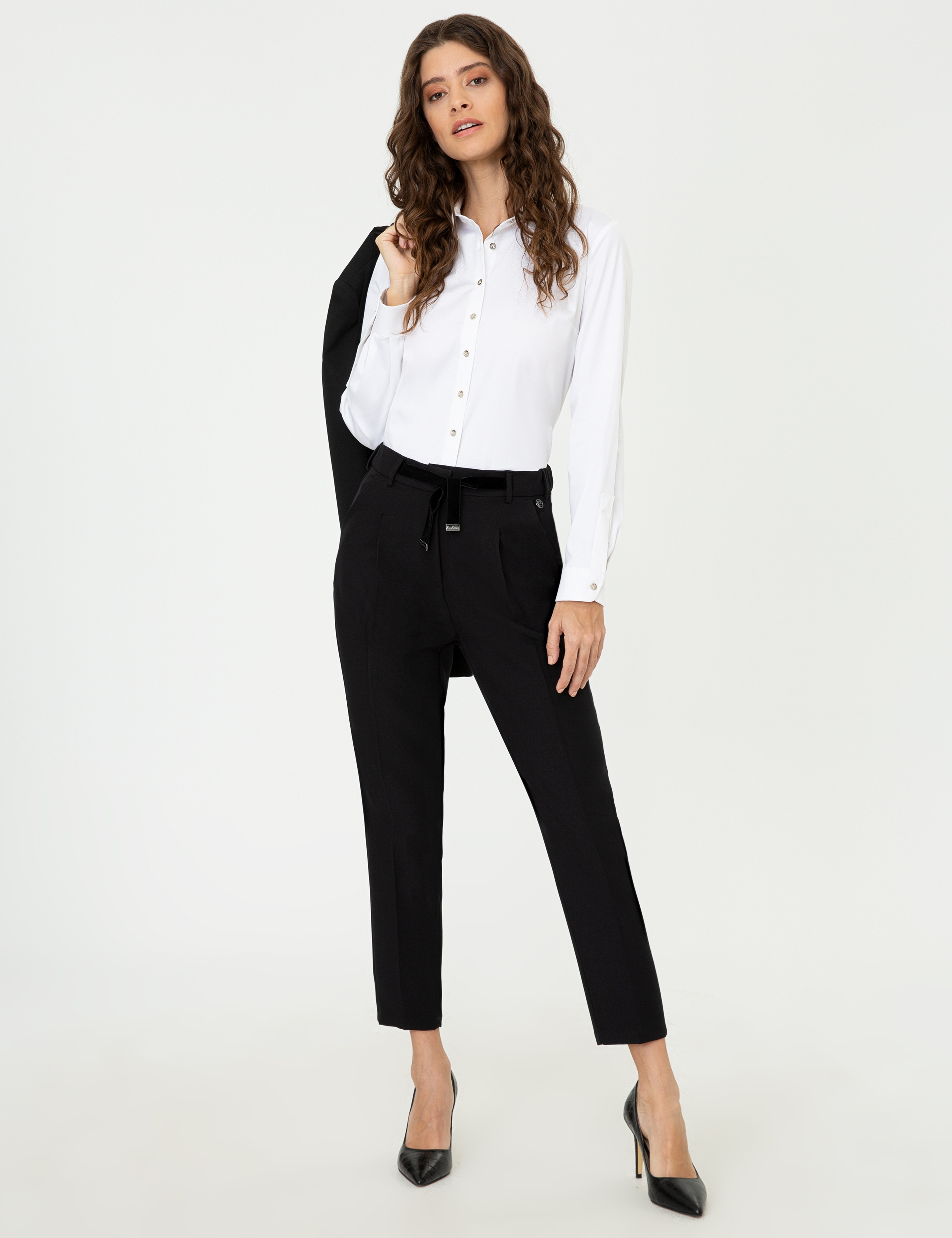 Siyah Slim Fit Pantolon